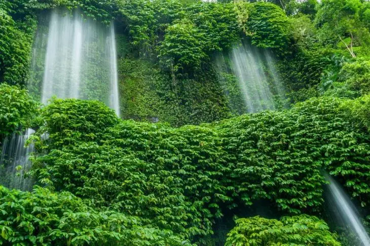 Air Terjun Benang Stokel: Menikmati Segarnya Mata Air Pegunungan di Kaki Rinjani