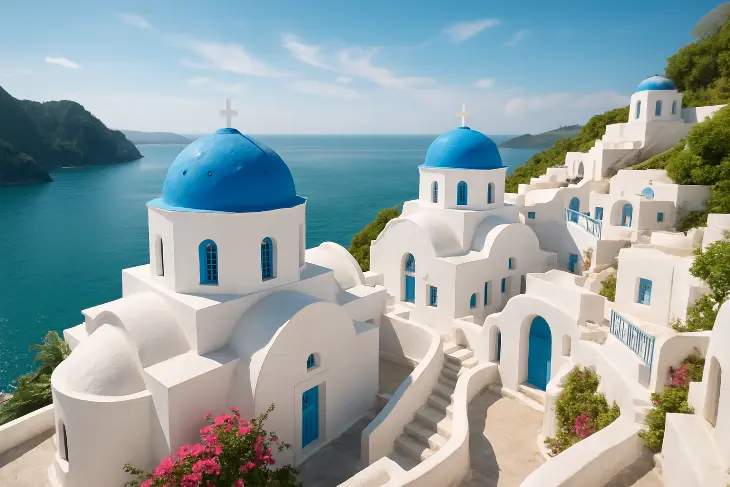 Destinasi Ala Santorini di Indonesia: Nuansa Yunani Tanpa Harus Keluar Negeri!